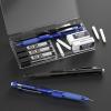 image:imageNicpro 4 PCS Mechanical Pencils 05mm amp 07 mm with Case RotateErase amp Fast Click Pencils with 8 Tubes Lead Refills 2 Eraser Eraser Refills for school student Drawing Writing Drafting Sketching