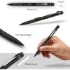 image:imageNicpro 4 PCS Mechanical Pencils 05mm amp 07 mm with Case RotateErase amp Fast Click Pencils with 8 Tubes Lead Refills 2 Eraser Eraser Refills for school student Drawing Writing Drafting Sketching