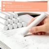 image:imageNicpro 6 Pack Rotary Retractable Erasers Soft TPE Rubber Twist Large Pencil Erasers in Cute Macaron Colors CleanErasing Eraser for Kids amp Students School Office Supplies Stationary SetWhite