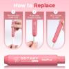 image:imageNicpro 6 Pack Rotary Retractable Erasers Soft TPE Rubber Twist Large Pencil Erasers in Cute Macaron Colors CleanErasing Eraser for Kids amp Students School Office Supplies Stationary SetPink