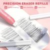 image:imageNicpro 6 Pack Rotary Retractable Erasers Soft TPE Rubber Twist Large Pencil Erasers in Cute Macaron Colors CleanErasing Eraser for Kids amp Students School Office Supplies Stationary SetPink