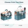 image:imageNicpro Craft Organizer Art Bag Tote Bag For Art Supply Storage Portable Supply Organizers Caddy with Multiple Pockets Craft Bag for Drawing Scrapbooking Journal Sewing School Office SuppliesLarge