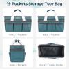image:imageNicpro Craft Organizer Art Bag Tote Bag For Art Supply Storage Portable Supply Organizers Caddy with Multiple Pockets Craft Bag for Drawing Scrapbooking Journal Sewing School Office SuppliesSmall
