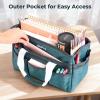 image:imageNicpro Craft Organizer Art Bag Tote Bag For Art Supply Storage Portable Supply Organizers Caddy with Multiple Pockets Craft Bag for Drawing Scrapbooking Journal Sewing School Office SuppliesSmall