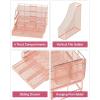 image:imageNicpro Rose Gold Desk Organizers and Accessories For Women 4Tier Paper Letter Tray Organizer with Drawer  File Holder  Pen Holder  72 Clips Set Workspace Accessories for Office Supplies