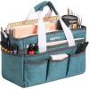 image:imageNicpro Craft Organizer Art Bag Tote Bag For Art Supply Storage Portable Supply Organizers Caddy with Multiple Pockets Craft Bag for Drawing Scrapbooking Journal Sewing School Office SuppliesSmall