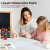 image:imageNicpro 6 Colors Liquid Watercolor Paint Set 4oz Liquid Watercolor Paint Vibrant Colors amp NonToxic Water Colors Painting Supplies for Art Activity Craft DIY Poster School Home Classroom Party6 Colors