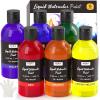 image:imageNicpro 6 Colors Liquid Watercolor Paint Set 4oz Liquid Watercolor Paint Vibrant Colors amp NonToxic Water Colors Painting Supplies for Art Activity Craft DIY Poster School Home Classroom Party6 Colors