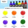 image:imageNicpro 6 Colors Liquid Watercolor Paint Set 4oz Liquid Watercolor Paint Vibrant Colors amp NonToxic Water Colors Painting Supplies for Art Activity Craft DIY Poster School Home Classroom Party6 Colors