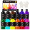 image:imageNicpro 6 Colors Liquid Watercolor Paint Set 4oz Liquid Watercolor Paint Vibrant Colors amp NonToxic Water Colors Painting Supplies for Art Activity Craft DIY Poster School Home Classroom Party12 Colors