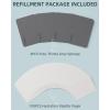 image:imageNicpro 4 Pack Wet Palette Sponges and 100 Sheets Pallet Paper Refillment Designed for Stay Wet Palette to Save Paints and Keep Wet for Miniature amp Model Painting and Acrylic Painting4pcs Sponge  100pcs Paper