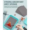 image:imageNicpro 4 Pack Wet Palette Sponges and 100 Sheets Pallet Paper Refillment Designed for Stay Wet Palette to Save Paints and Keep Wet for Miniature amp Model Painting and Acrylic Painting4pcs Sponge  100pcs Paper