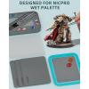 image:imageNicpro 4 Pack Wet Palette Sponges and 100 Sheets Pallet Paper Refillment Designed for Stay Wet Palette to Save Paints and Keep Wet for Miniature amp Model Painting and Acrylic Painting100pcs Paper