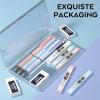 image:imageNicpro 6PCS Pastel Mechanical Pencil Set Cute Mechanical Pencils 05 mm amp 07 mm amp 09 mm with 360PCS HB Lead Refills Eraser Eraser Refill for Student Writing Drawing Sketching Drafting with Case3 Pack 05mm