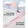 image:imageNicpro 6PCS Pastel Mechanical Pencil Set Cute Mechanical Pencils 05 mm amp 07 mm amp 09 mm with 360PCS HB Lead Refills Eraser Eraser Refill for Student Writing Drawing Sketching Drafting with Case3 Pack 09mm