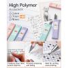 image:imageNicpro 6PCS Pastel Mechanical Pencil Set Cute Mechanical Pencils 05 mm amp 07 mm amp 09 mm with 360PCS HB Lead Refills Eraser Eraser Refill for Student Writing Drawing Sketching Drafting with Case6 Pack 05mm07mm09mm