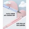 image:imageNicpro 6PCS Pastel Mechanical Pencil Set Cute Mechanical Pencils 05 mm amp 07 mm amp 09 mm with 360PCS HB Lead Refills Eraser Eraser Refill for Student Writing Drawing Sketching Drafting with Case6 Pack 05mm07mm09mm