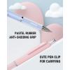 image:imageNicpro 6PCS Pastel Mechanical Pencil Set Cute Mechanical Pencils 05 mm amp 07 mm amp 09 mm with 360PCS HB Lead Refills Eraser Eraser Refill for Student Writing Drawing Sketching Drafting with Case3 Pack 05mm