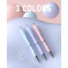 image:imageNicpro 6PCS Pastel Mechanical Pencil Set Cute Mechanical Pencils 05 mm amp 07 mm amp 09 mm with 360PCS HB Lead Refills Eraser Eraser Refill for Student Writing Drawing Sketching Drafting with Case3 Pack 05mm