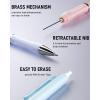 image:imageNicpro 6PCS Pastel Mechanical Pencil Set Cute Mechanical Pencils 05 mm amp 07 mm amp 09 mm with 360PCS HB Lead Refills Eraser Eraser Refill for Student Writing Drawing Sketching Drafting with Case3 Pack 09mm