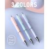 image:imageNicpro 6PCS Pastel Mechanical Pencil Set Cute Mechanical Pencils 05 mm amp 07 mm amp 09 mm with 360PCS HB Lead Refills Eraser Eraser Refill for Student Writing Drawing Sketching Drafting with Case6 Pack 05mm07mm09mm