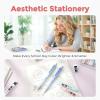 image:imageNicpro 6PCS Pastel Mechanical Pencil Set Cute Mechanical Pencils 05 mm amp 07 mm amp 09 mm with 360PCS HB Lead Refills Eraser Eraser Refill for Student Writing Drawing Sketching Drafting with Case6 Pack 07mm