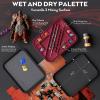 image:imageNicpro Aesthetic Miniature Painting Kit Stay Wet Palette amp 16PCS Detail Paint Brushes Drybrush with Bag Pallet Paper Sponges Mixing Paints Saver Palette for Acrylic Paint by Numbers Cute FiguresBlack