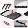 image:imageNicpro Professional Miniature Painting Kit with Wet Palette Miniature Painting Handle amp 11PCS Detail Paint Brushes Drybrush Sponge Pallet Paper Brush Holder Mixing Paint Saver PaletteRed  Black