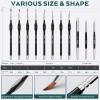 image:imageNicpro Professional Miniature Painting Kit with Wet Palette Miniature Painting Handle amp 11PCS Detail Paint Brushes Drybrush Sponge Pallet Paper Brush Holder Mixing Paint Saver PaletteBlue