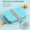 image:imageNicpro Stay Wet Palette for Acrylic Miniature Painting Kit Paint Tray Palettes with 100PCS Pallet Paper 4PCS Sponge Brush Holder Mixing Paint Saver Palette for Miniature Model PaintBlue