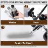 image:imageNicpro Airbrush Thinner amp Grey Surface Primer Airbrush Paint