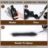 image:imageNicpro White Large Airbrush Paint amp Black Gray White Surface Primer Airbrush Paint