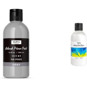 image:imageNicpro Airbrush Thinner amp Grey Surface Primer Airbrush Paint