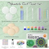image:imageNicpro Mandala Rock Painting Kit Dot Arts and Crafts for Adults Mandala Dotting Tools Kit Large Wooden Rocks for Painting DIY Stencils Acrylic Paints Brushes Dotting Tools for Rocks