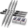 image:imageNicpro 05 mm Mechanical Pencil Set Bundle 1200 PCS 05 Lead Refill HB