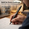 image:imageNicpro 07 mm Mechanical Pencil Set with Case 3PCS HD1000 Mechanical Pencils 07 With 6 Tube HB Lead Refills Eraser Weatherproof Barrel for Outdoor Writing Drafting Drawing Sketching05mm3 Pcs