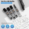 image:imageNicpro 07 mm Mechanical Pencil Set with Case 3PCS HD1000 Mechanical Pencils 07 With 6 Tube HB Lead Refills Eraser Weatherproof Barrel for Outdoor Writing Drafting Drawing Sketching07mm3 Pcs