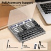 image:imageNicpro 07 mm Mechanical Pencil Set with Case 3PCS HD1000 Mechanical Pencils 07 With 6 Tube HB Lead Refills Eraser Weatherproof Barrel for Outdoor Writing Drafting Drawing Sketching05mm3 Pcs