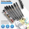 image:imageNicpro 07 mm Mechanical Pencil Set with Case 3PCS HD1000 Mechanical Pencils 07 With 6 Tube HB Lead Refills Eraser Weatherproof Barrel for Outdoor Writing Drafting Drawing Sketching20mm3 Pcs