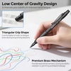 image:imageNicpro 07 mm Mechanical Pencil Set with Case 3PCS HD1000 Mechanical Pencils 07 With 6 Tube HB Lead Refills Eraser Weatherproof Barrel for Outdoor Writing Drafting Drawing Sketching20mm3 Pcs