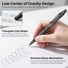 image:imageNicpro 07 mm Mechanical Pencil Set with Case 3PCS HD1000 Mechanical Pencils 07 With 6 Tube HB Lead Refills Eraser Weatherproof Barrel for Outdoor Writing Drafting Drawing Sketching07mm3 Pcs