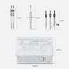 image:imageNicpro 17 PCS Compass Geometry Set for Students Drafting Tools Math Protractor Compass with Rulers Mechanical Pencil Square Set Box of Protractors Kit for Class Supplies Back to School SuppliesGrey