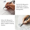 image:imageNicpro 22PCS Black Art Mechanical Pencils Set  3 PCS Metal Drafting Pencil 07mm