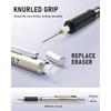 image:imageNicpro 22PCS Black Art Mechanical Pencils Set  3 PCS Metal Drafting Pencil 07mm