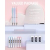 image:imageNicpro 24 Colors Acrylic Paint Markers with 3PCS Cute Mechanical Pencil Set with Case