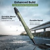 image:imageNicpro 3 PCS 13 mm Mechanical Pencils Set 3 Colors with 51 Lead Refill 3 Eraser  Weatherproof Barrel Pencil Heavy Duty Carpenter Pencil HD1000 for Outdoor Marking Drafting Drawing WoodworkingBlack Green Brown