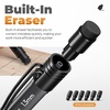 image:imageNicpro 3 PCS 13 mm Mechanical Pencils Set 3 Colors with 51 Lead Refill 3 Eraser  Weatherproof Barrel Pencil Heavy Duty Carpenter Pencil HD1000 for Outdoor Marking Drafting Drawing WoodworkingBlack