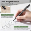 image:imageNicpro 3 PCS 13 mm Mechanical Pencils Set 3 Colors with 51 Lead Refill 3 Eraser  Weatherproof Barrel Pencil Heavy Duty Carpenter Pencil HD1000 for Outdoor Marking Drafting Drawing WoodworkingBlack Green Brown