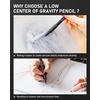image:imageNicpro 3 PCS 13 mm Mechanical Pencils Set with 36 Lead Refill  09 mm Mechanical Pencils Set with Case