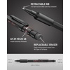 image:imageNicpro 3 PCS 13 mm Mechanical Pencils Set with 36 Lead Refill  09 mm Mechanical Pencils Set with Case